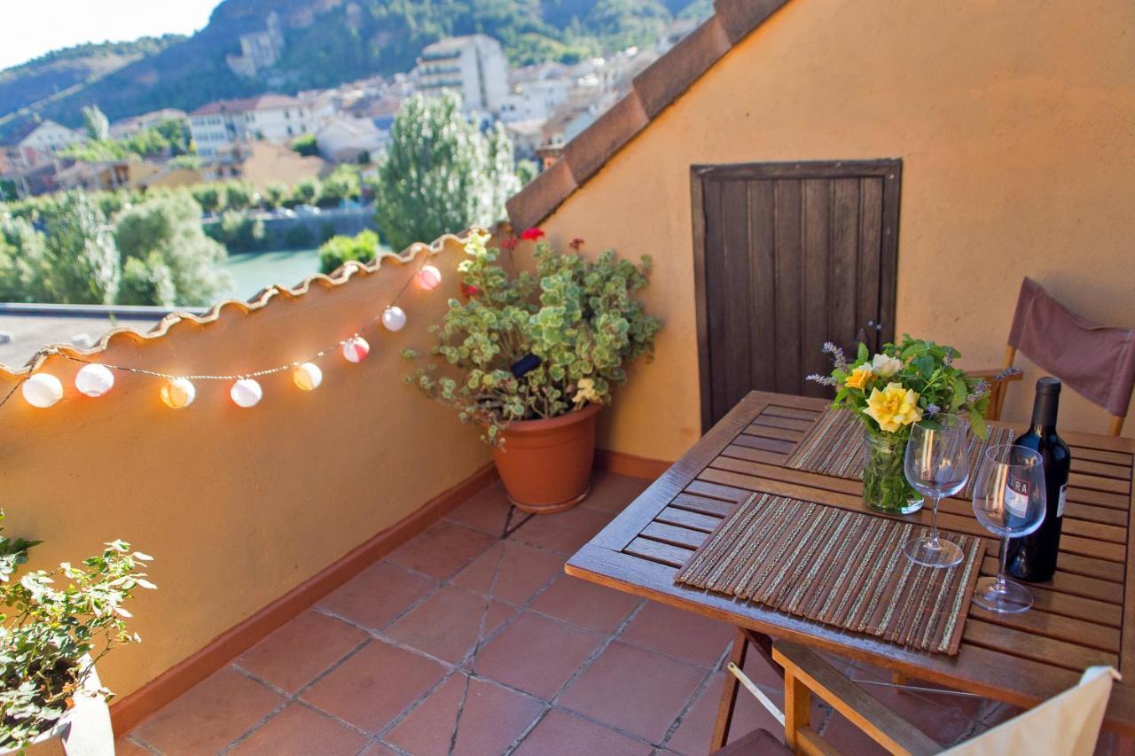 Апартаменты Atico Con Terraza En Graus-Pirineo De Huesca Экстерьер фото